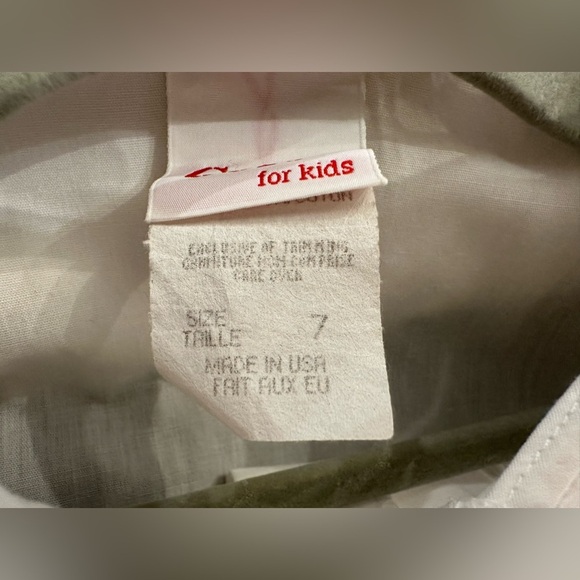 Peter Pan long sleeve button down size 7 - Picture 5 of 7